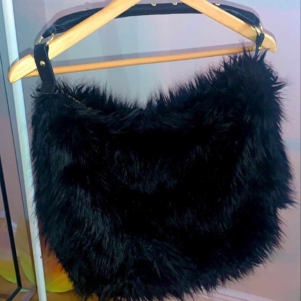 H&M Faux Fur Shoulder Bag
